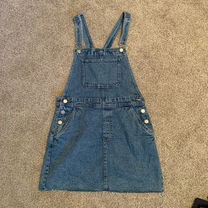 Denim Overalls Skirt